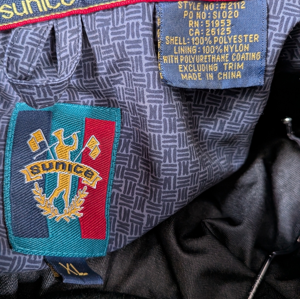 Rare Vintage Sunice Gore-Tex Golf Pullover late 90s waterproof ½ zip shell XL - Picture 6 of 14
